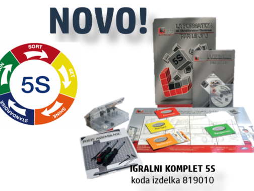 Izboljšate učinkovitost izvajanja Metode 5S – kreativno učenje z igro