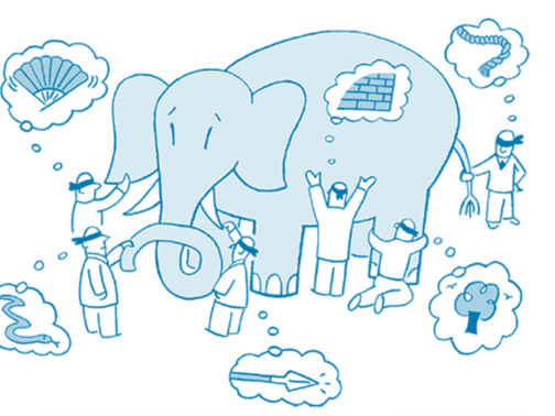 Slepi možje in slon: brezčasna lekcija o reševanju problemov